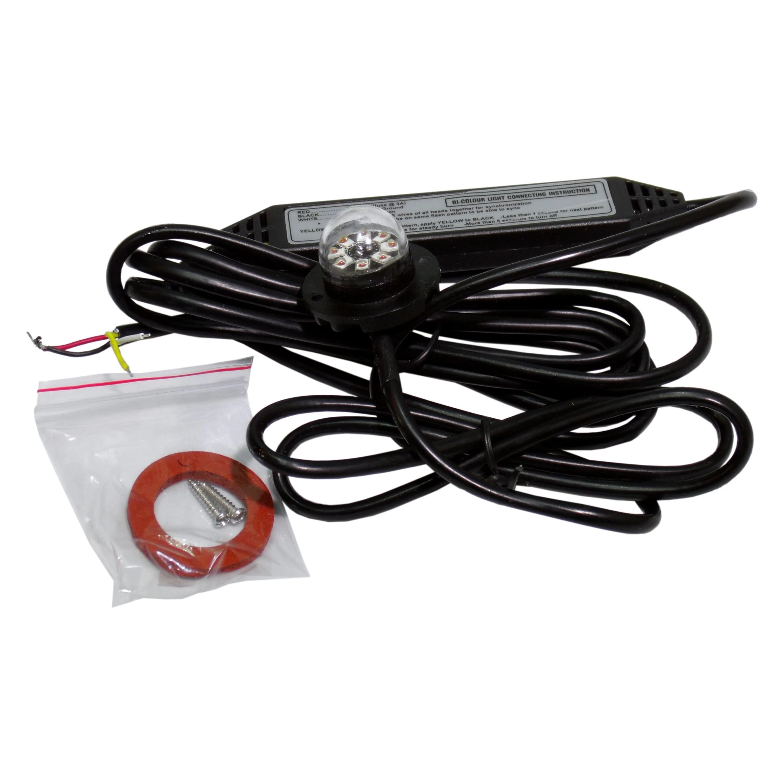 Race Sport® RS-TBDL270-W - Stealth 19 Pattern White LED Hideaway Strobe Light Kit