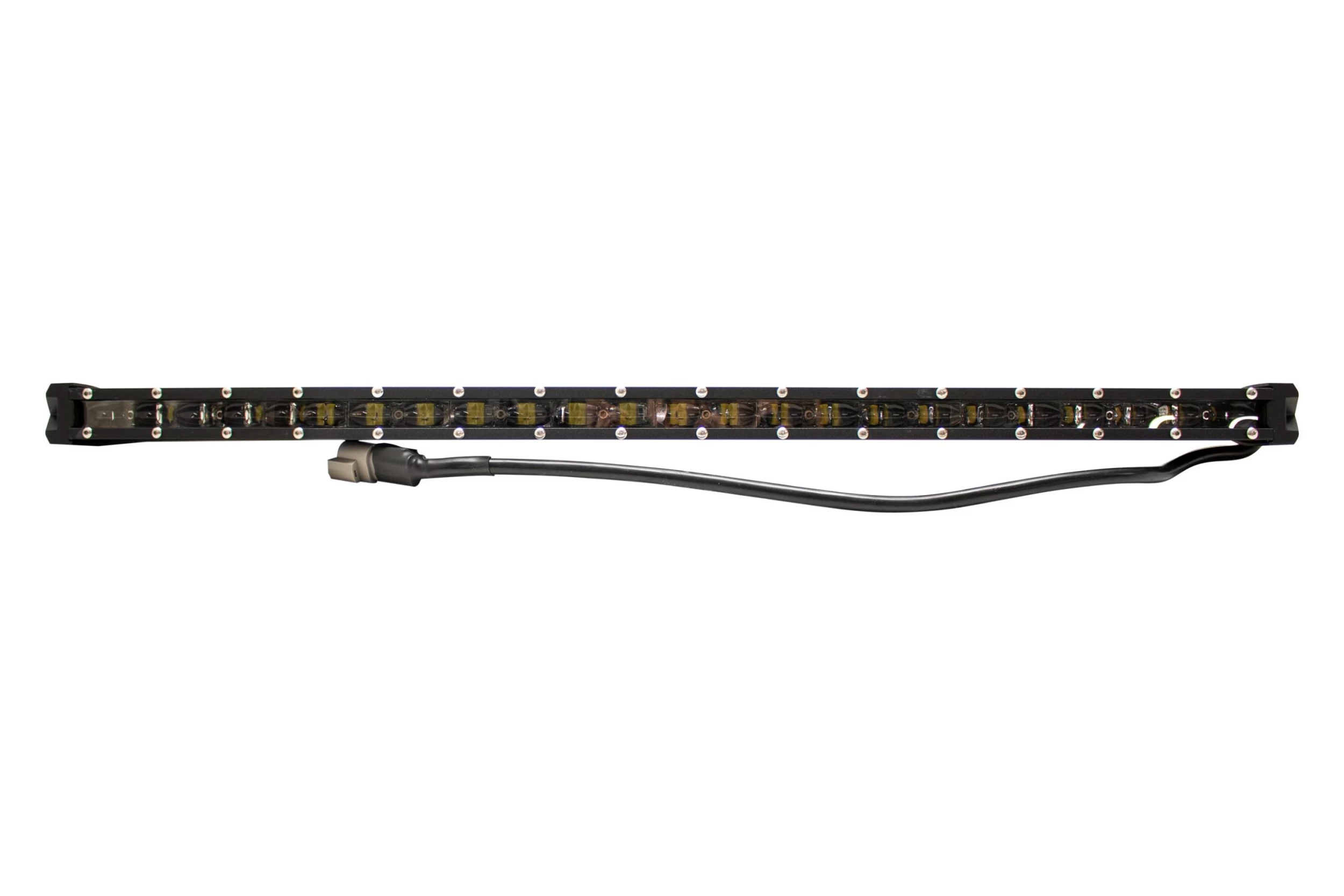Race Sport® RSLP26 - LoPro 26" 120W Ultra Slim Spot Beam White/Amber LED Light Bar - Image 4