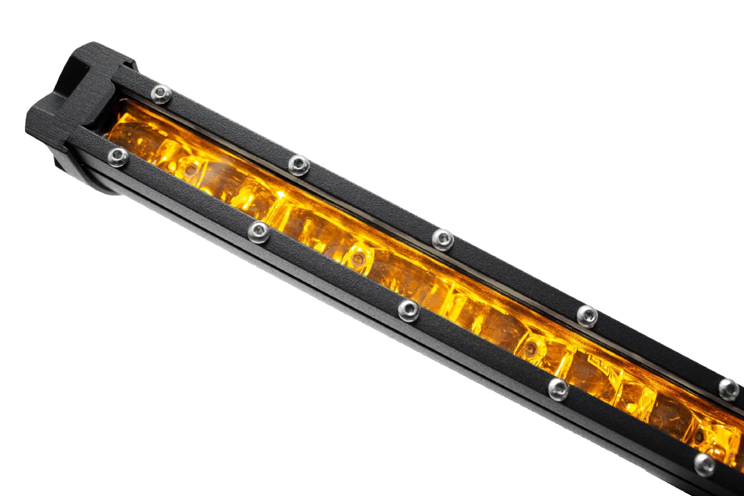 Race Sport® RSLP26 - LoPro 26" 120W Ultra Slim Spot Beam White/Amber LED Light Bar - Image 6