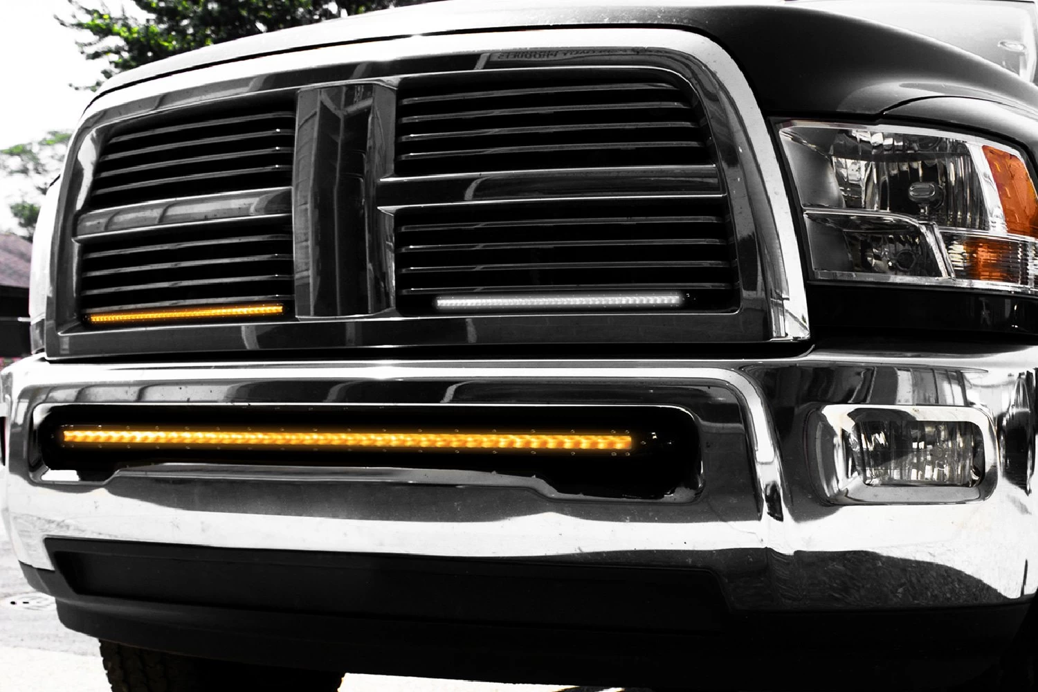 Race Sport® RSLP26 - LoPro 26" 120W Ultra Slim Spot Beam White/Amber LED Light Bar - Image 7