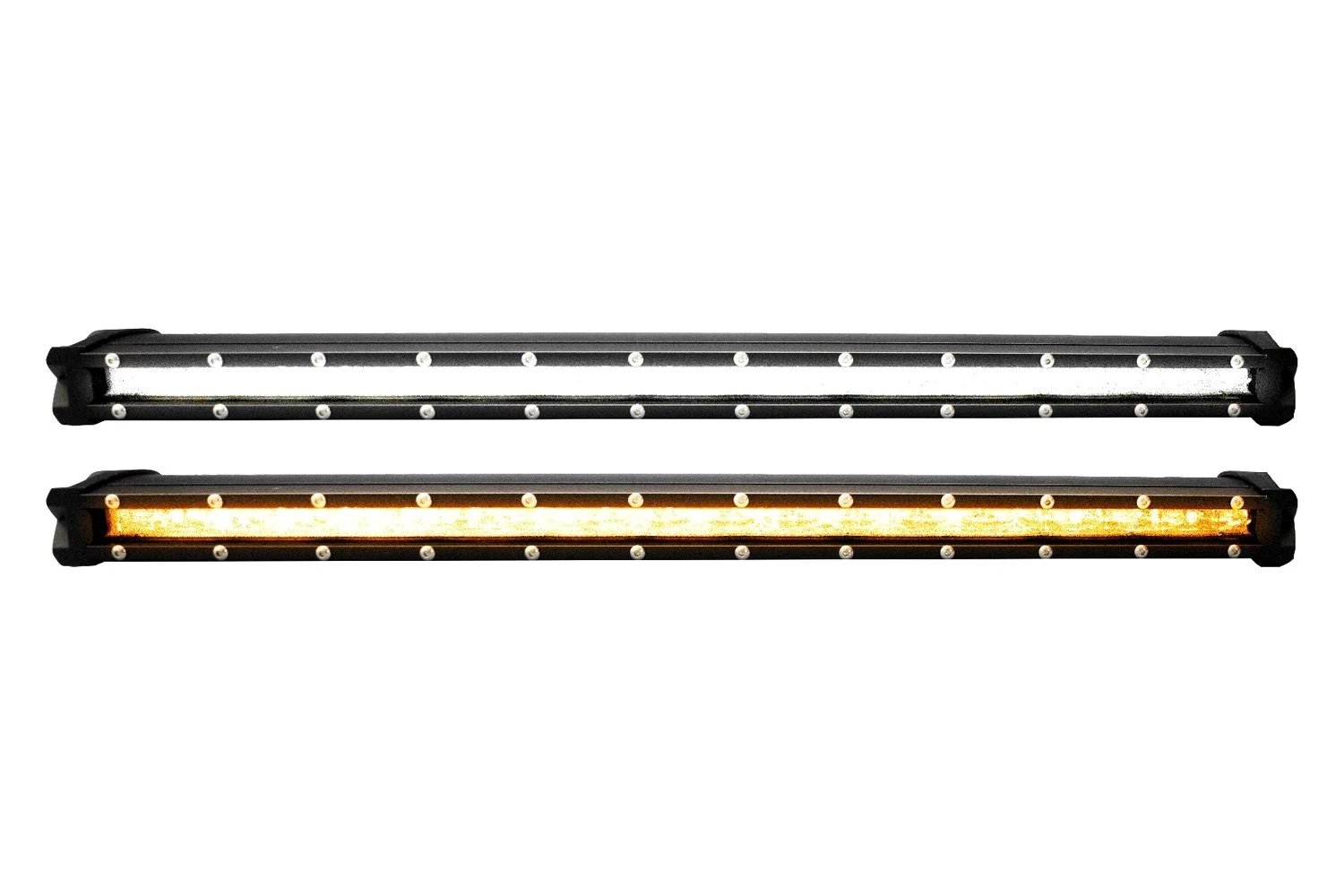 Race Sport® RSLP26 - LoPro 26" 120W Ultra Slim Spot Beam White/Amber LED Light Bar - Image 3