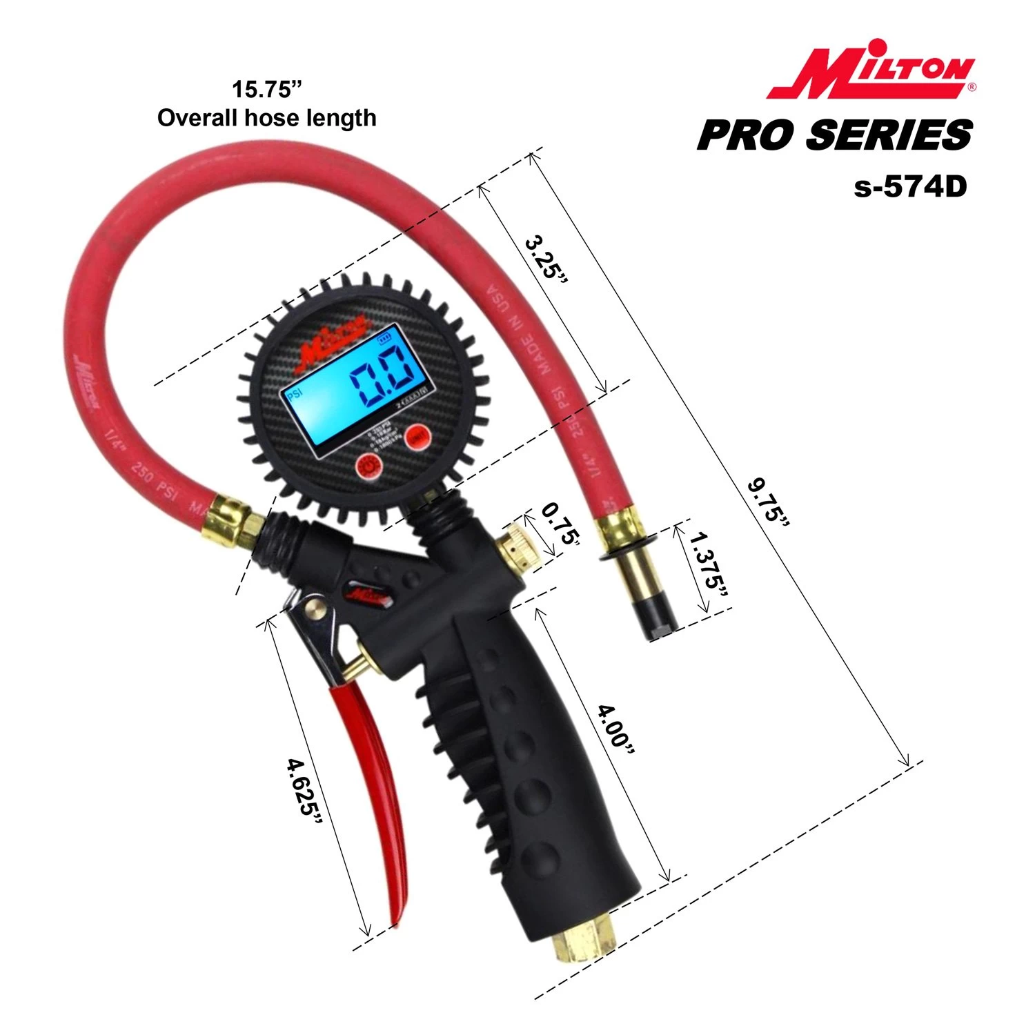 Milton® - Professional™ Pistol Grip Digital Tire Inflators - Image 14