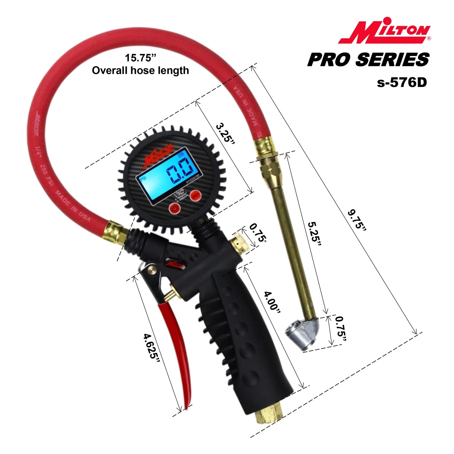 Milton® - Professional™ Pistol Grip Digital Tire Inflators - Image 11