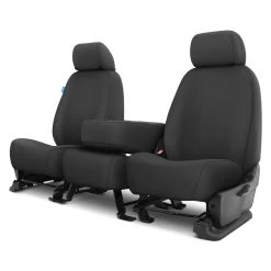 Covercraft® SS3457PCCH - SeatSaver™ Polycotton 1st Row Charcoal Seat Covers