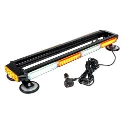 Xprite® SL-C108M-G6-WY - Pursuit COB Series 26" 56-LED Amber/White Magnet Mount Light Bar