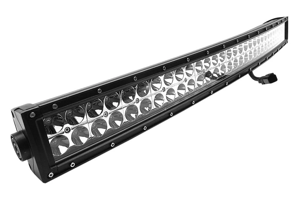 Top Gun Customz® - Chrome Series Curved Dual Row Black Powder Coated Housing Combo Spot/Flood Beam LED Light Bar (30", 40", 50", 52", 54") - Image 4