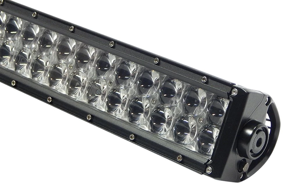 Top Gun Customz® - Chrome Series Curved Dual Row Black Powder Coated Housing Combo Spot/Flood Beam LED Light Bar (30", 40", 50", 52", 54") - Image 6