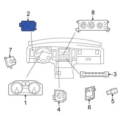 Ram OE 68189139AA - Headlight Switch