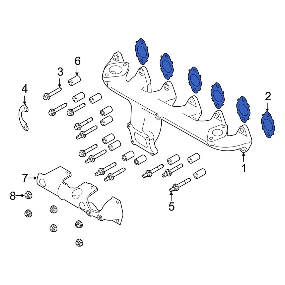 Ram OE 68419703AA - Exhaust Manifold Gasket - Image 4