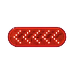 TRUX® TLED-SOBR - Sequential Arrow Style 6.5"x2" Oval Red LED Turn Signal Light