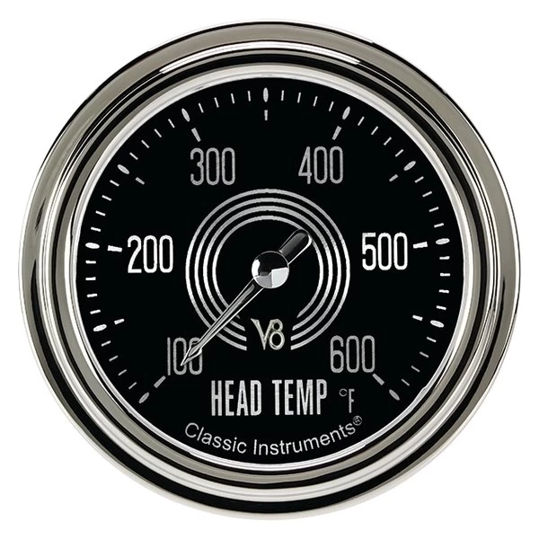 Classic Instruments® - V8 Speedster Series Cylinder Head Temperature Gauge, 100-600 F - Image 2
