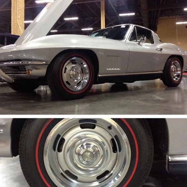 Tire Stickers® RDLN-16-38-4-R - Red Vintage Red Line Full Tire Decal Kit - Image 11