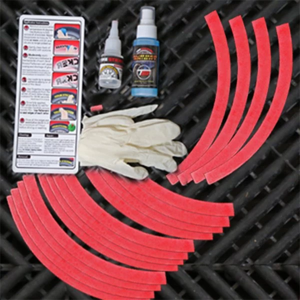 Tire Stickers® RDLN-16-38-4-R - Red Vintage Red Line Full Tire Decal Kit - Image 3