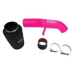 Wehrli Custom Fabrication® WCF100334-FP - High Flow Turbo Two Coat Fluorescent Pink Intake Kit