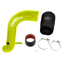 Wehrli Custom Fabrication® WCF100335-FY - High Flow Turbo Two Coat Fluorescent Yellow Intake Kit