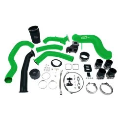 Wehrli Custom Fabrication® WCF100489-GB - S400 Series Single Turbocharger Installation Kit