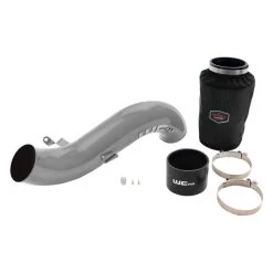 Wehrli Custom Fabrication® WCF100635-GM - High Flow Turbo Single Coat Gun Metal Intake Kit