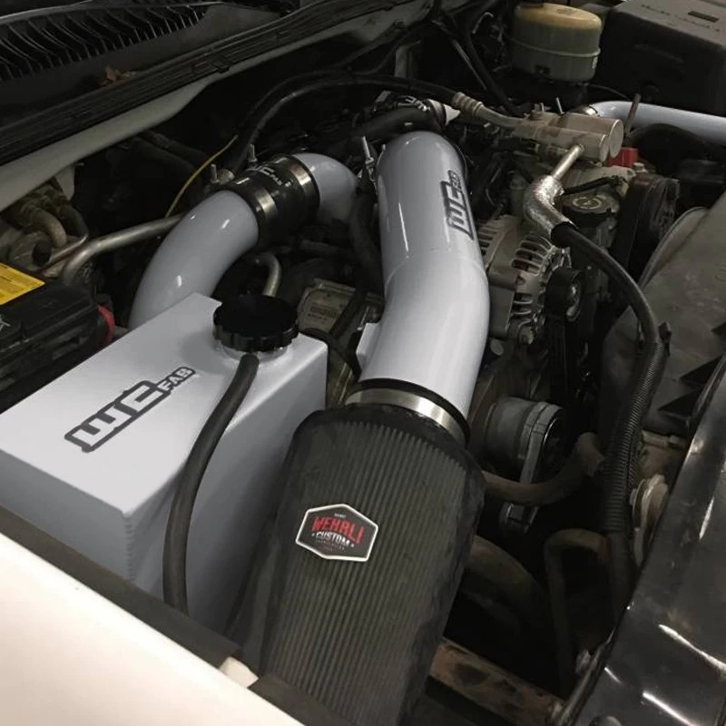 Wehrli Custom Fabrication® WCF100712-GM - High Flow Single Coat Gun Metal Intake Bundle Package - Image 4