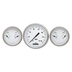 Classic Instruments® WH64SLC - White Hot Series Custom 3-Gauge Set