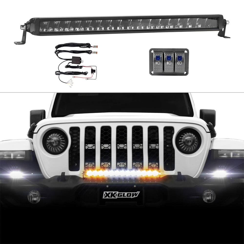 XKGlow® - Razor Series Strobe LED Light Bar (6", 20", 10") - Image 16