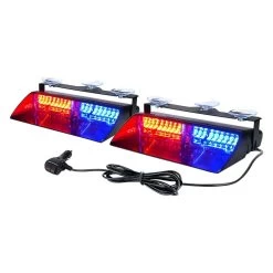 Xprite® YL126-RB - Unmarked Series Red/Blue Suction Cup Mount LED Dashboard Light